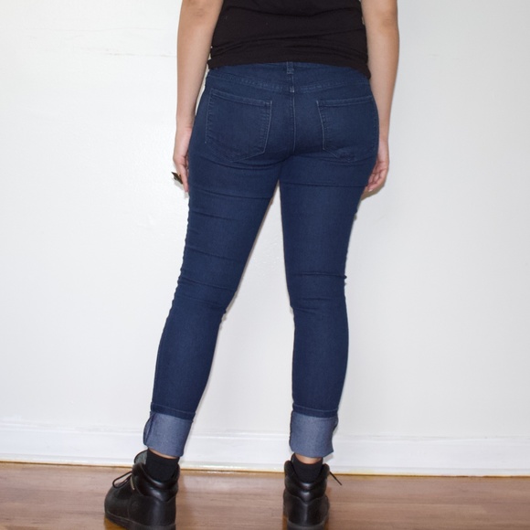 navy forever 21 skinny jeans size 26 - Picture 2 of 3